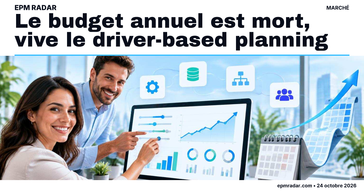 Le budget annuel est mort, vive le driver-based planning